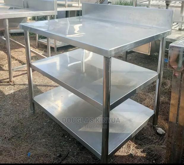 Stainless Steel Working Table Top 3feet by 2ft - main view