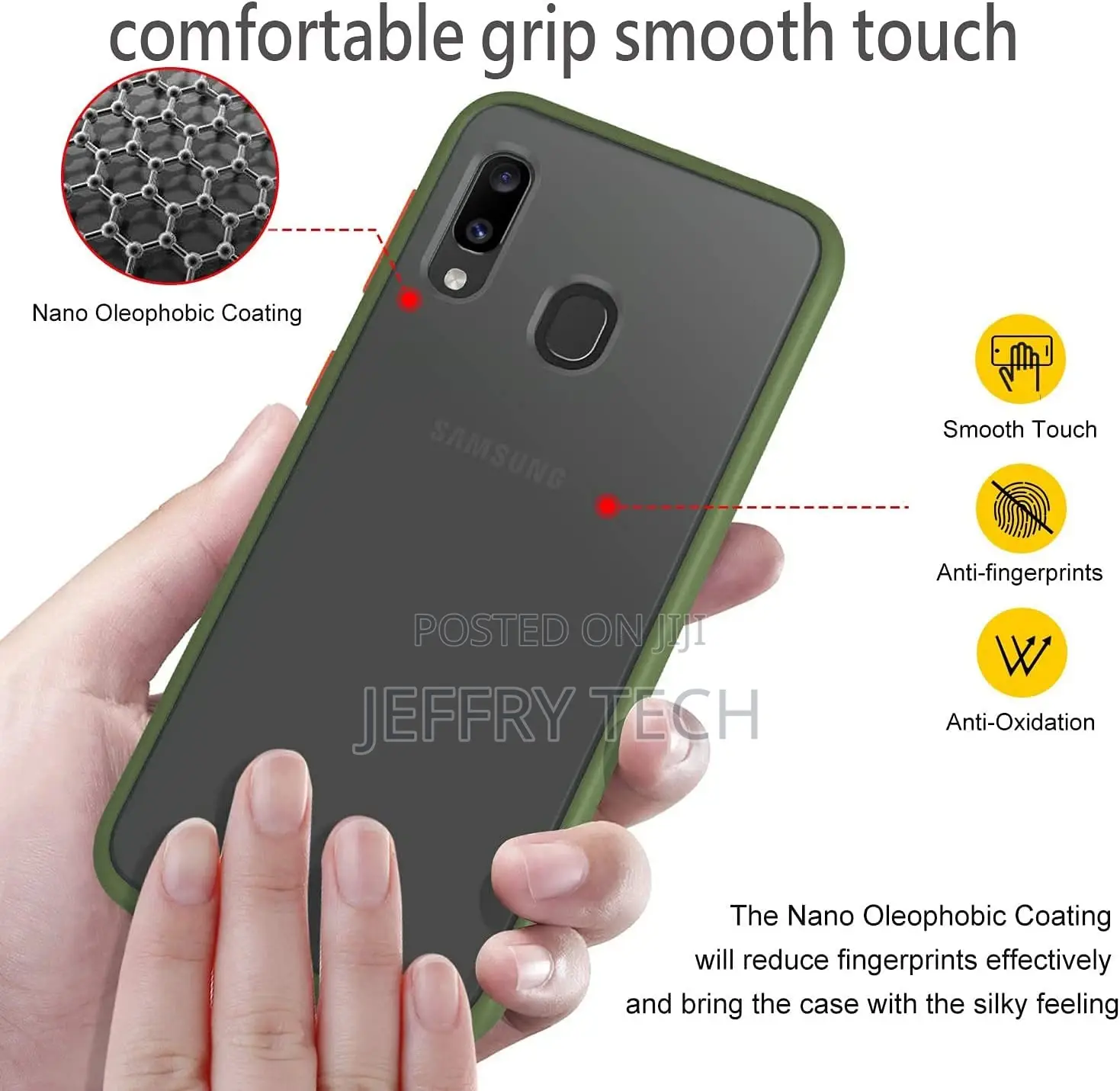 Phone Case for Samsung Galaxy A20/ A30/ M10S Shockproof [Gua