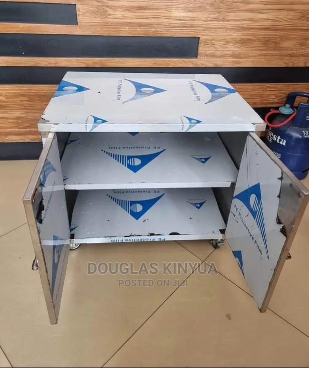 Stainless Steel Working Table Cabinet! . - main view