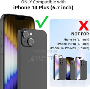 Slim Fit Thin Shockproof Cover for iPhone 14 Plus 6.7 Inch,