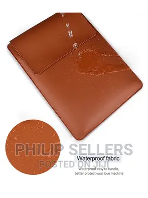 Macbook PU Leather Laptop Sleeve Case Carry Bag With Stand F