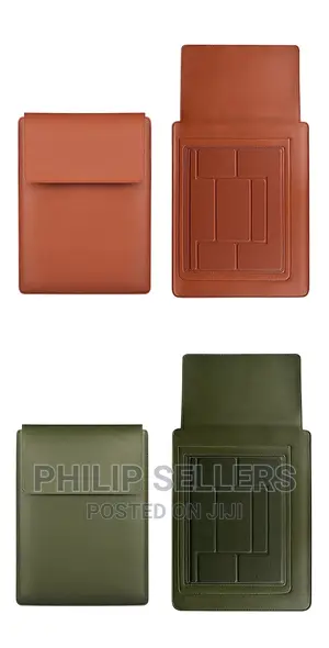 Macbook PU Leather Laptop Sleeve Case Carry Bag With Stand F