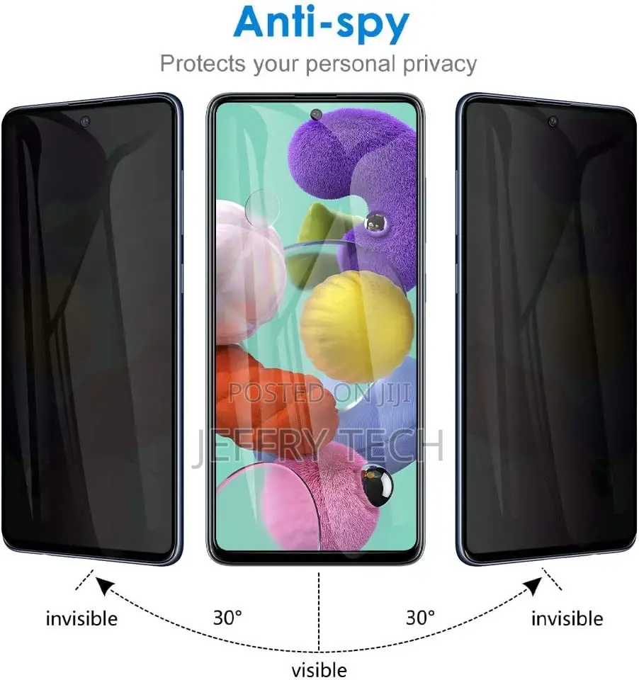 Samsung Galaxy S20 FE Privacy Screen Protector, Anti-Spy Tem