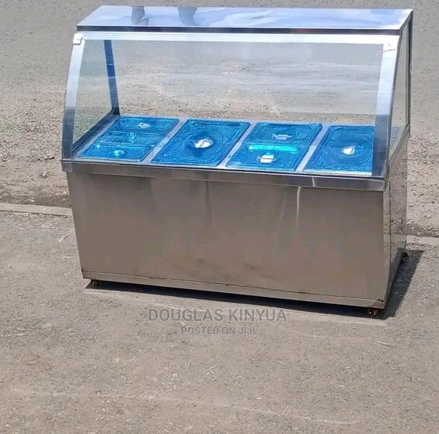 Food Warmer Display ( Electric Stainless Steel).