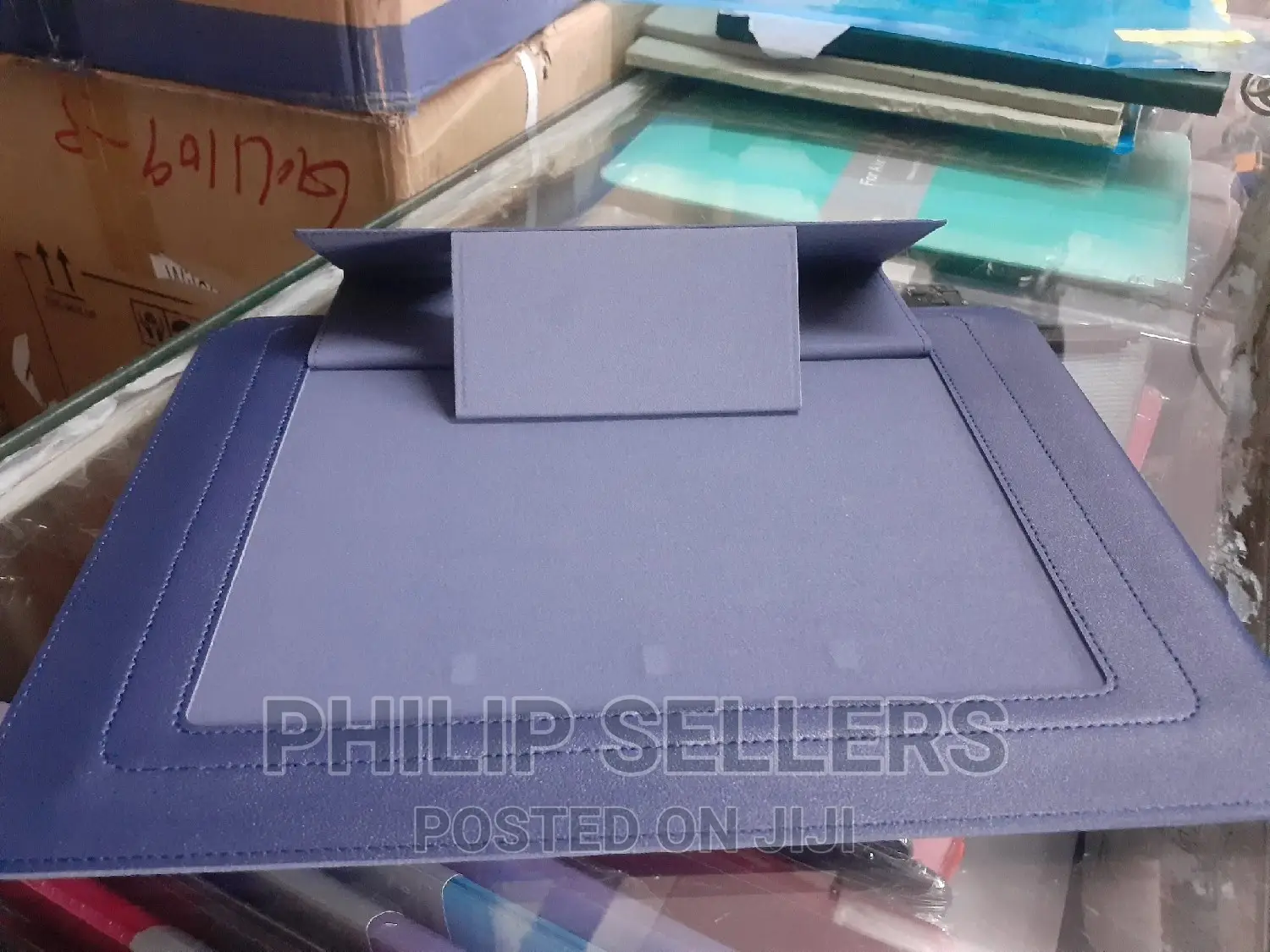 Leather Laptop Sleeve Case With Stand Function