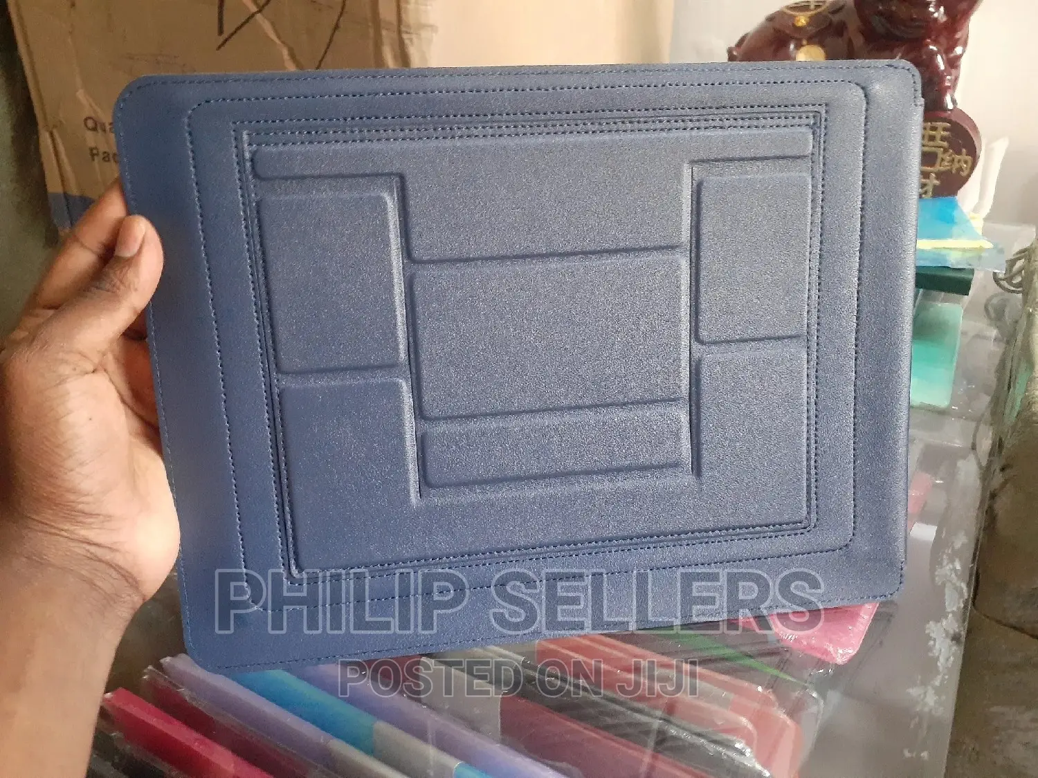 Leather Laptop Sleeve Case With Stand Function