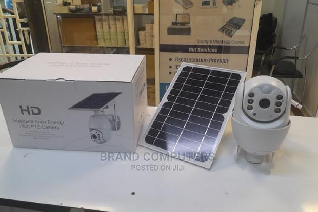 Solar Panel Outdoor PTZ DOME IP Camera Monitoring Waterproof