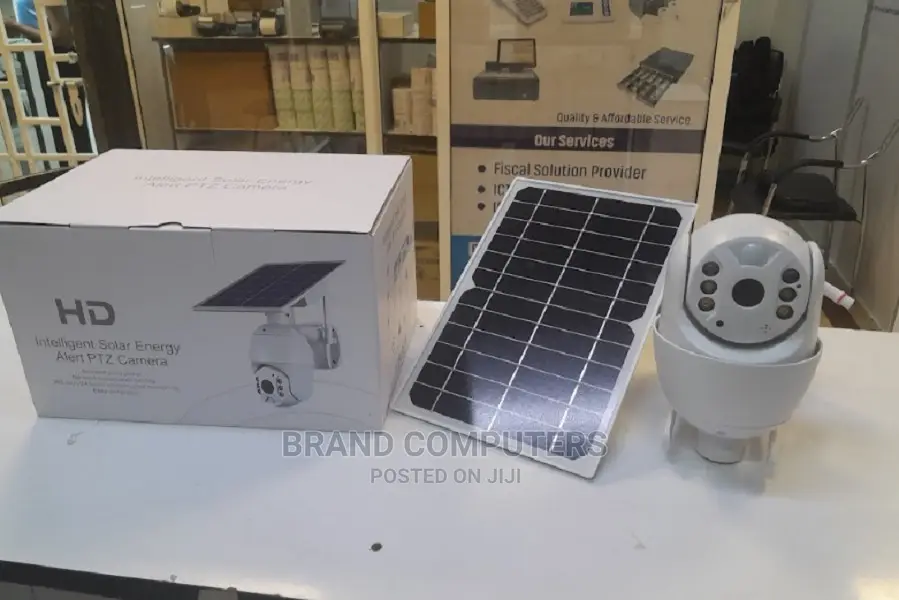 Solar Panel Outdoor PTZ DOME IP Camera Monitoring Waterproof