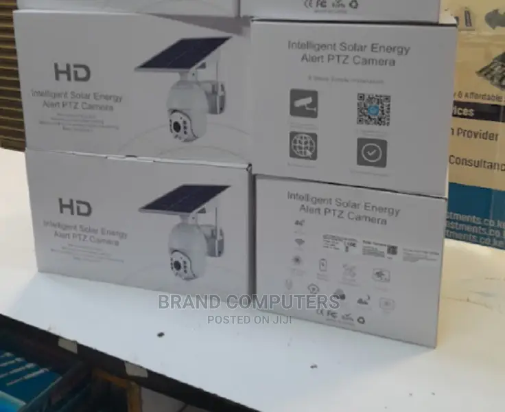 4G UHD Solar Panel Outdoor PTZ DOME IP Camera Monitoring