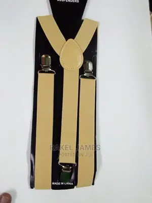 Beige Suspenders