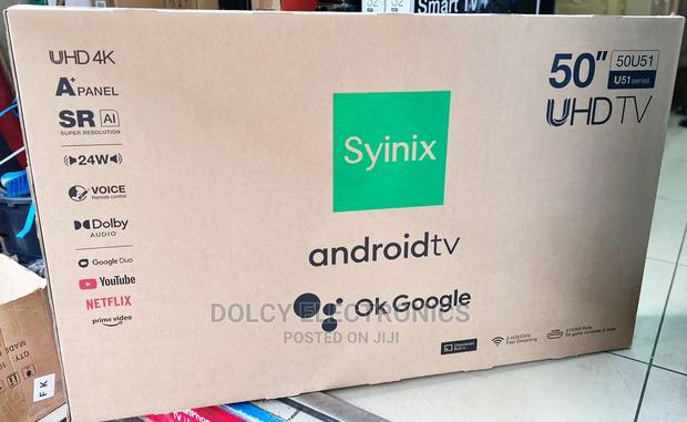 Syinix 50 Inch UHD Android Chromecast TV - thumbnail 2