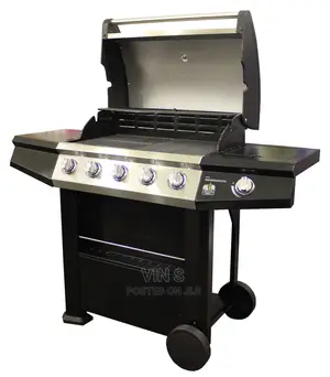Gas Barbeque Grill/ 5 Burner Gas Barbeque Grill With Burner