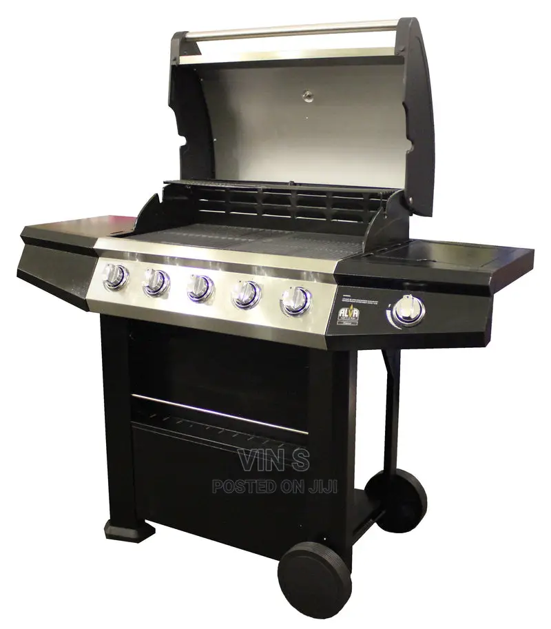 Gas Barbeque Grill/ 5 Burner Gas Barbeque Grill With Burner