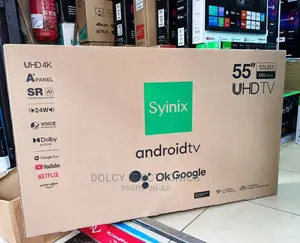 Syinix 55 Inch UHD Android Chromecast TV