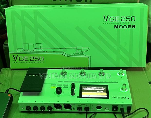 MOOER GE250 Guitar Multi Effects Processor With FX Loop. - main view