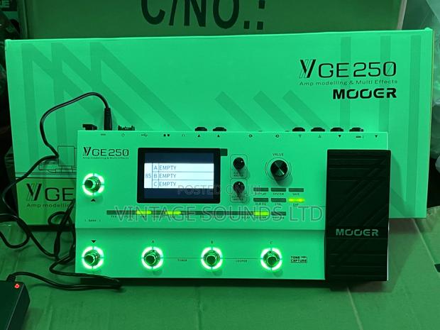 MOOER GE250 Guitar Multi Effects Processor With FX Loop. - thumbnail 2