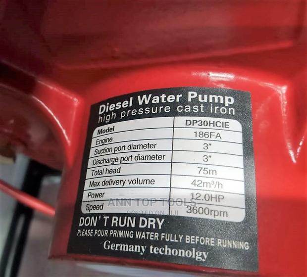 Girasol 12hp 75m Deisel Water Pump - thumbnail 2