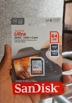 Sandisk 64gb 140mbs Ultra Uhs-I SDHC Memory