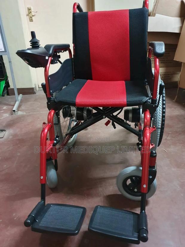 Electric Wheelchair Convertible To Manual Max Weight 120kg - thumbnail 5