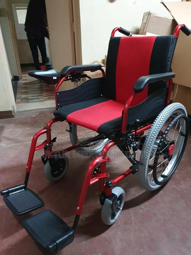 Electric Wheelchair Convertible To Manual Max Weight 120kg - thumbnail 6