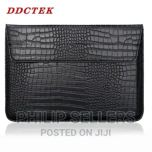 New Pu Leather Laptop Sleeve Crocodile Fashion Style Woman L