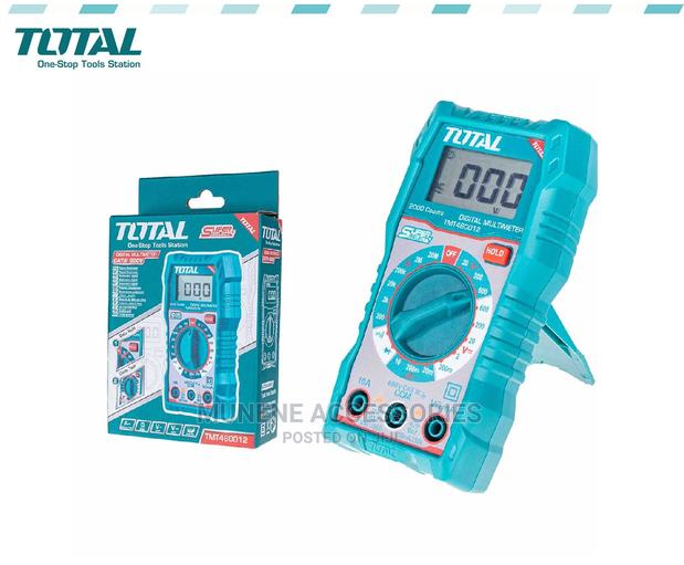 Total Digita Multimeter Cat Iii 600V 2000 Counts LCD Display - thumbnail 2