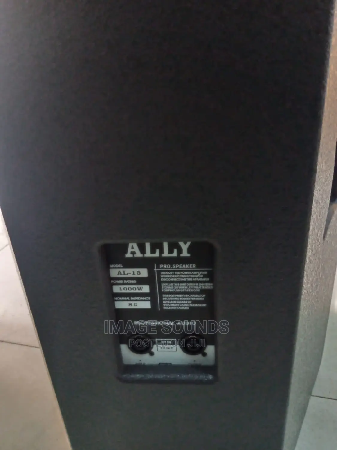 Mid-Range Speaker AL 15" 1000 Watts