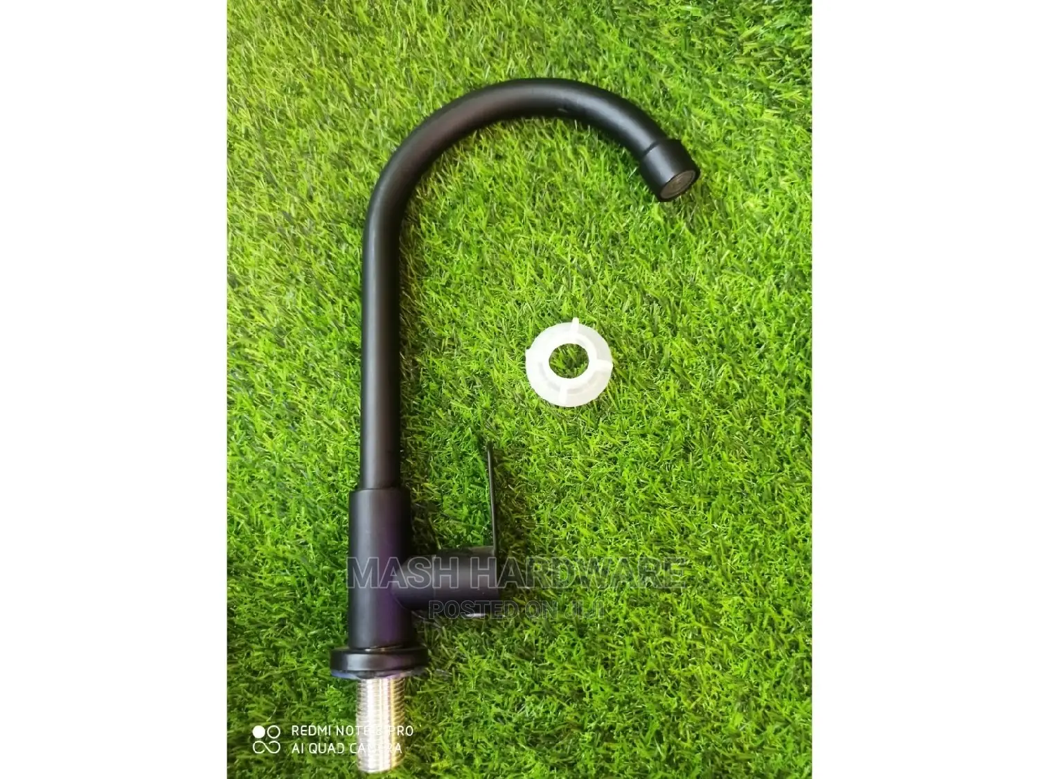 Matt Black Pillar Spout