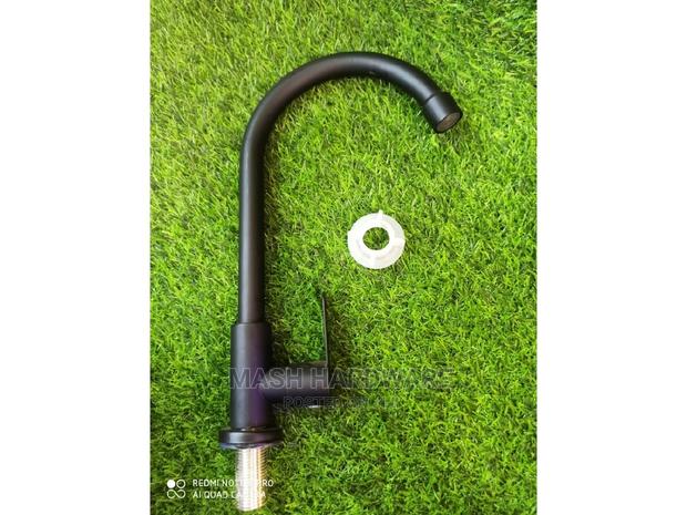 Matt Black Pillar Spout