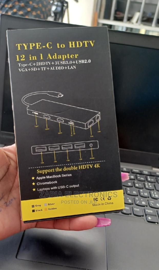 Type-C to Hdmi ,12 in 1 Usb C Hub - thumbnail 2