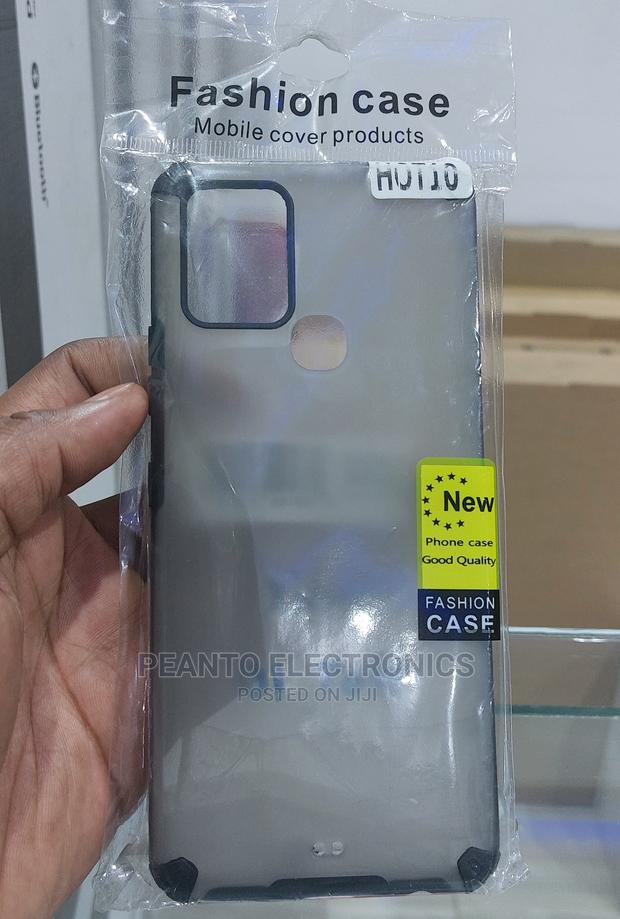 Phone Case for Infinix Hot 10 Clear Black - main view
