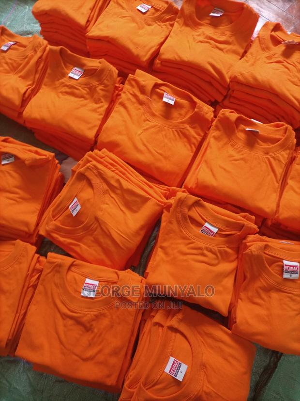 Orange Plain T-Shirts - thumbnail 4