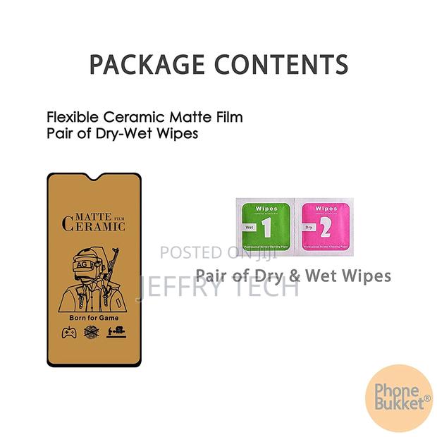 Ceramic 21D Matte Screen Guard Protector Samsung Galaxy A23 - thumbnail 3