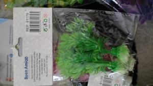 Mini Aquarium Plastic Plants Double - thumbnail 2