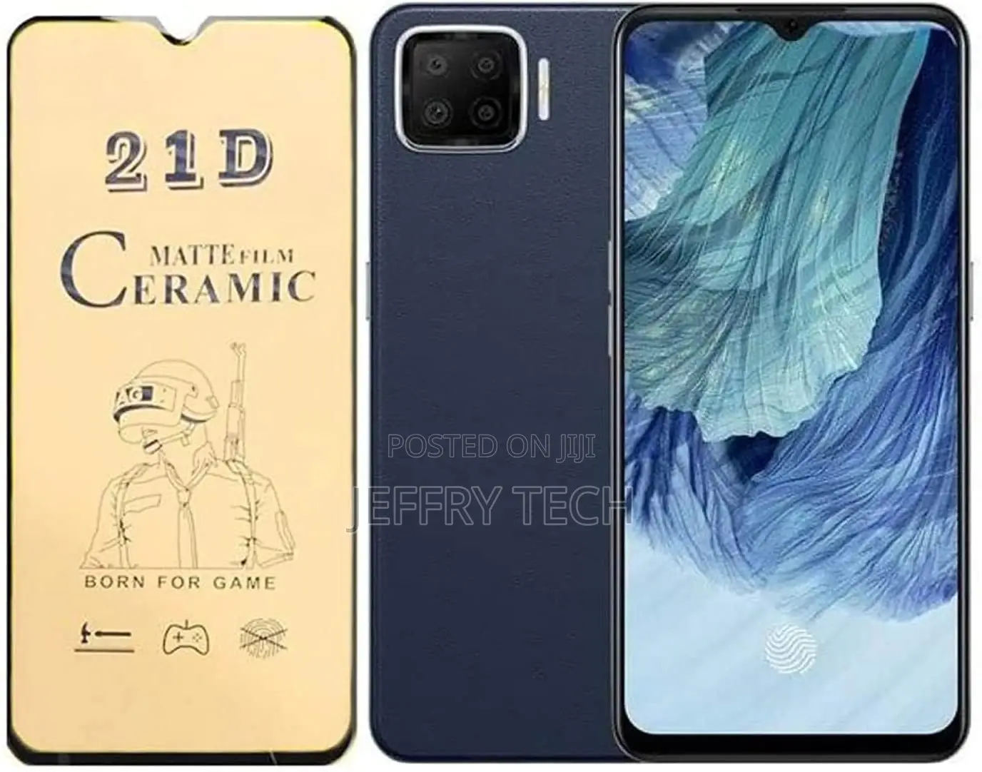 Screen Nano Ceramic Anti-Fingerprint for Oppo A73 - Black Fr