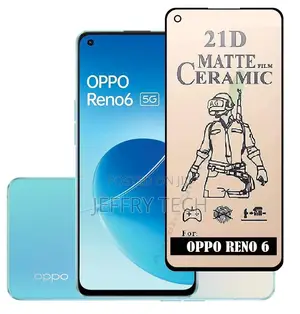 Oppo Reno 6 Ceramic Matte Fully Flexible Screen Protect (21D