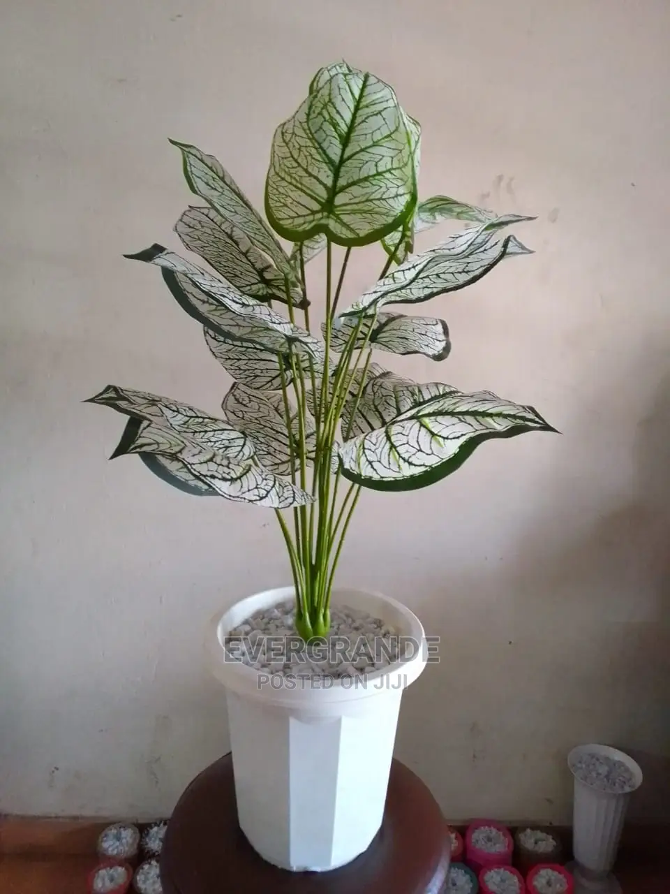 German Artificial Flowers With Vase Topping