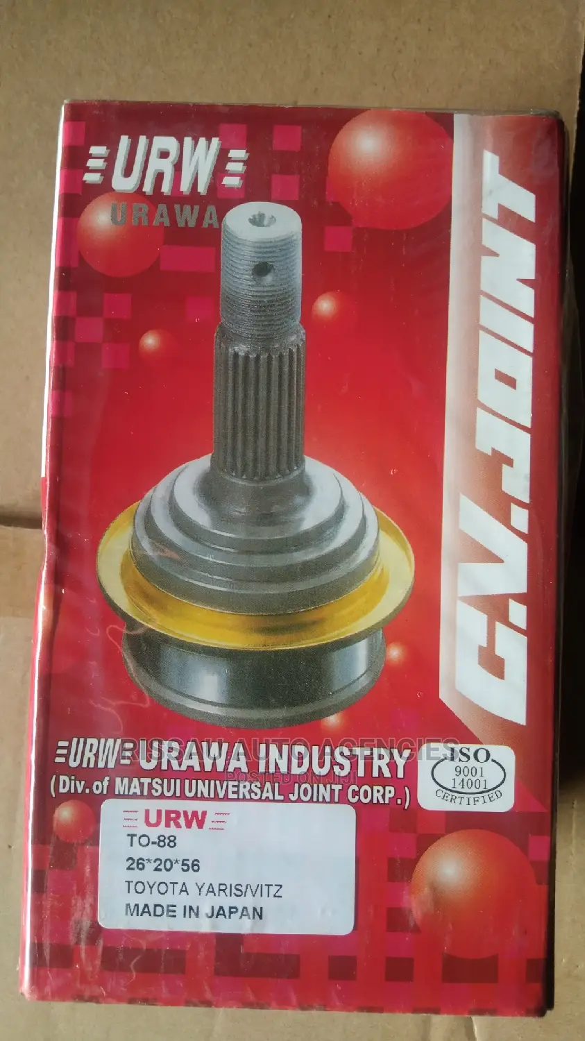 Toyota Vits Urawa CV Joint 20"56"26" Made in Japan