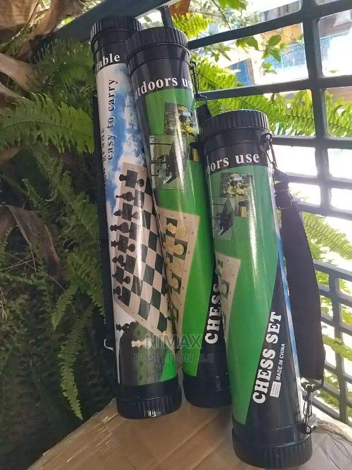 Chess Set in Round Tube.