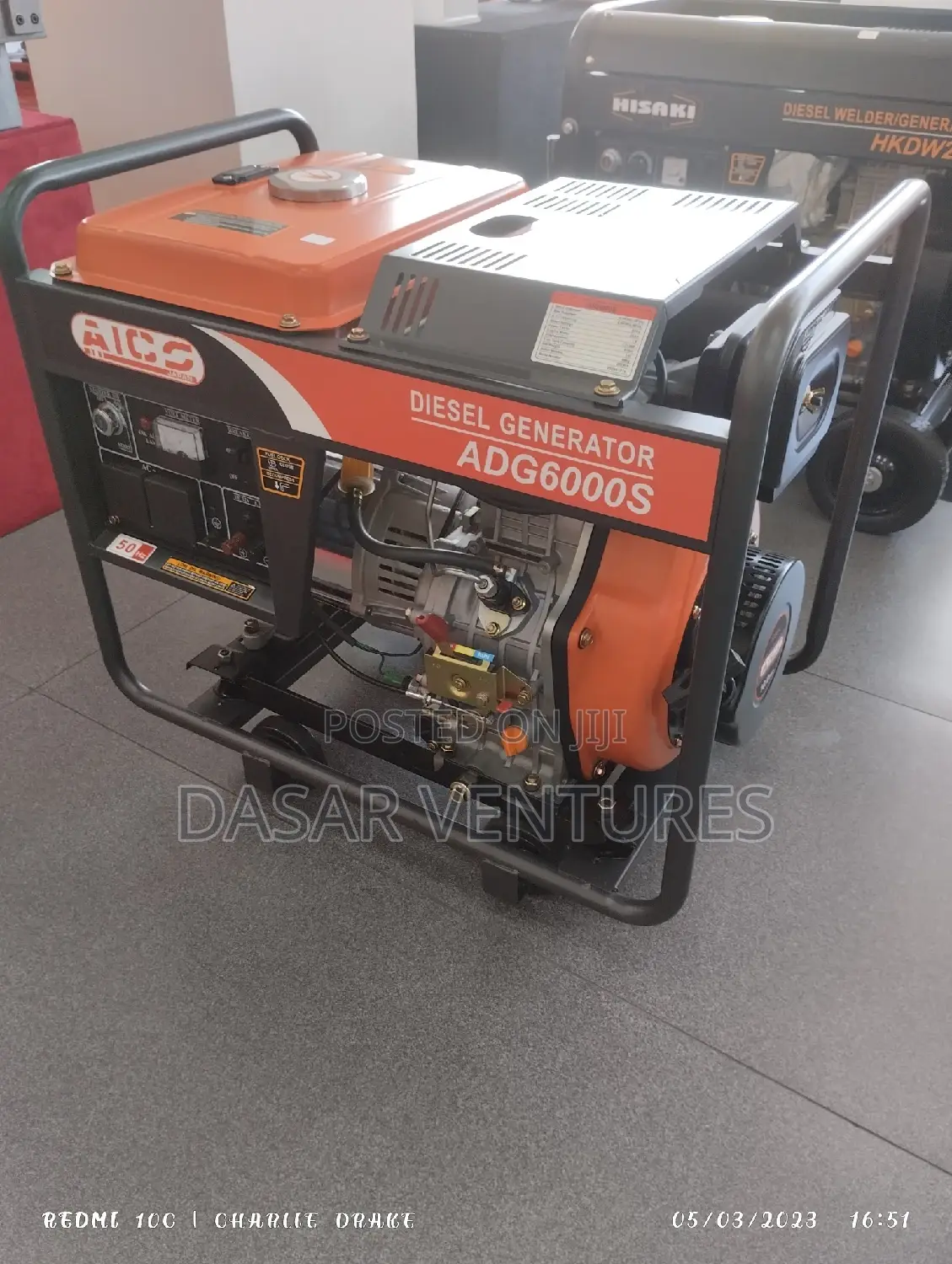 Generator Diesel Power Aico 6kva 10hp