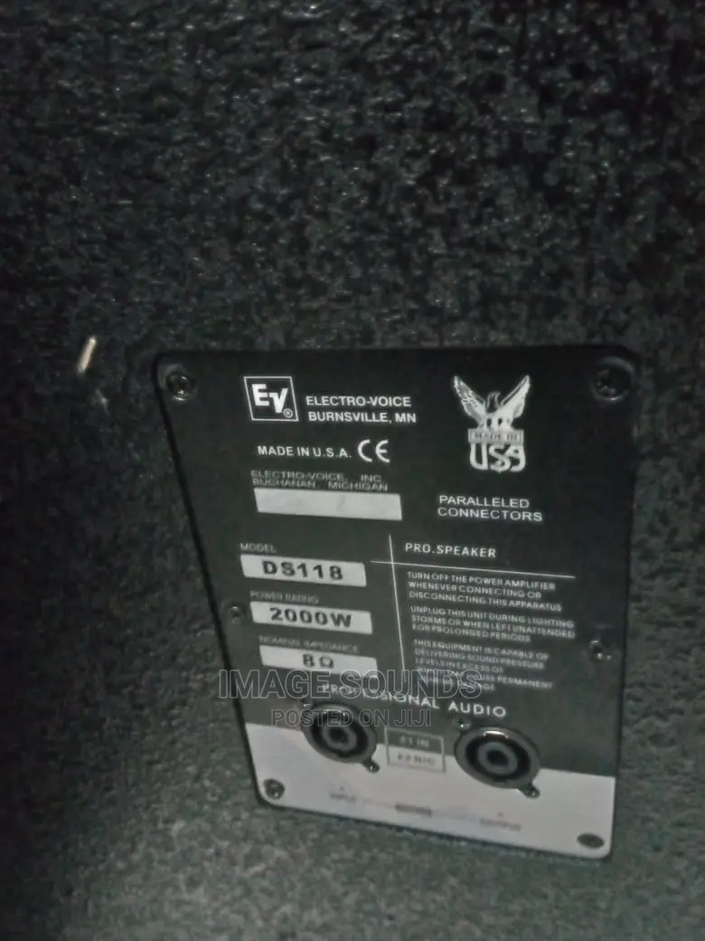 EV Bass Speaker 18" USA