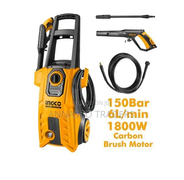 Ingco Pressure Washer -1800w Carbon Brush Motor