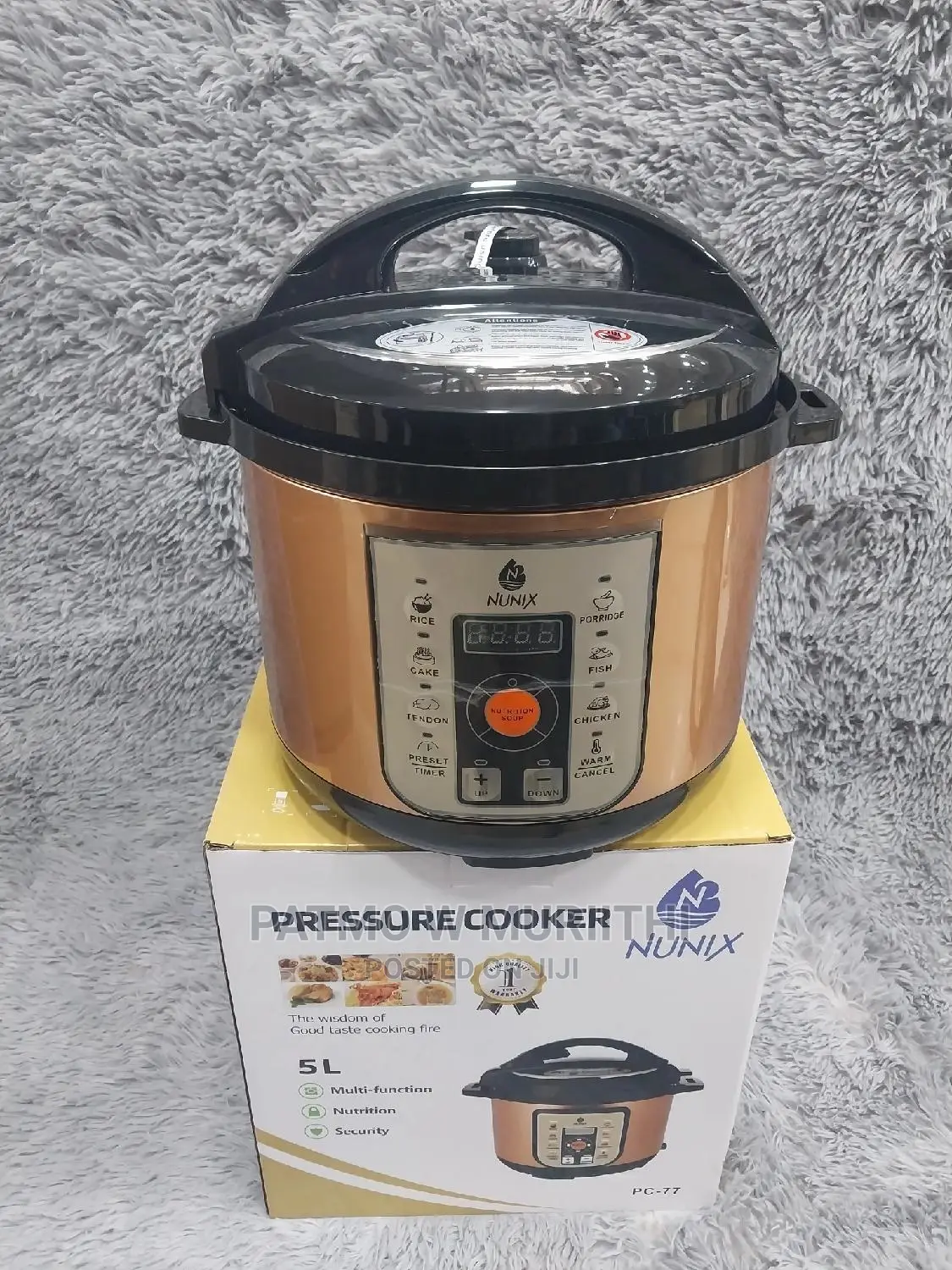 Electric Pressure Cooker PC-77 5L