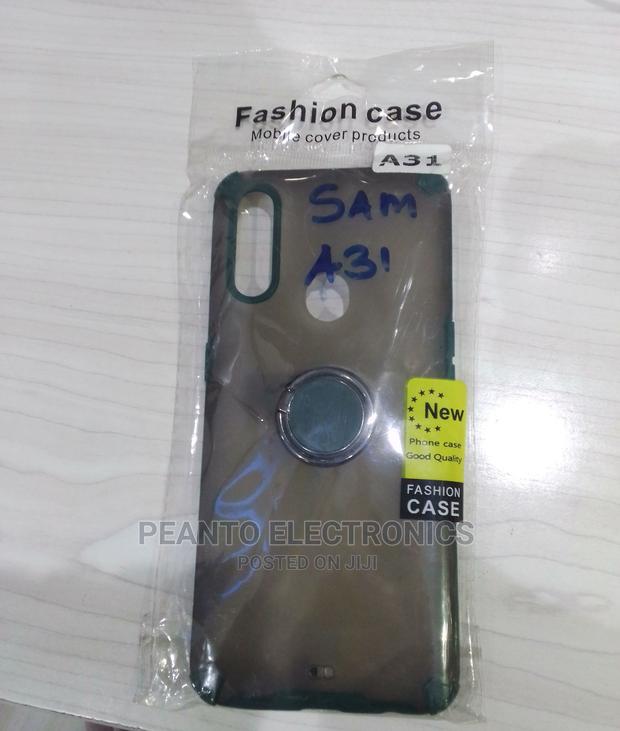 Phone Case for Samsung A31 Clear/Green