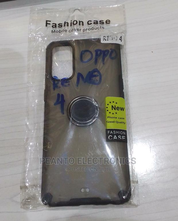 Phone Case for Oppo Reno4 Clear/Black
