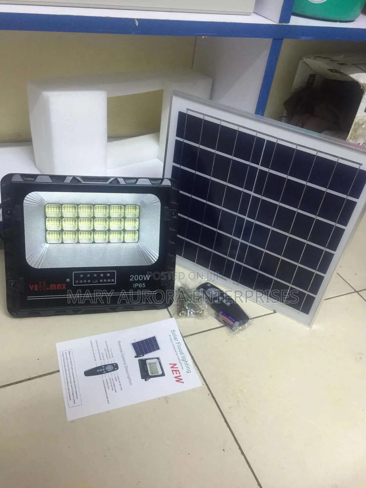 200 Watts Solar Floodlight
