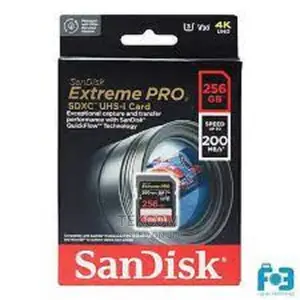 Sandisk Extreme PRO 256gb Sdxc Uhs-i Card 200 Mbps