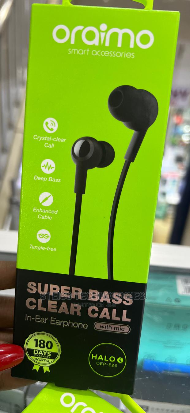 Oraimo Halo 4 Wired Earphones - main view