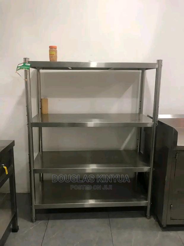 S4 Kitchen Rack Stainless Steel - main view