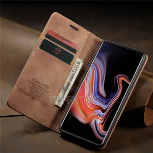 S7 Edge Luxury Leather Magnetic Card Slot Cover